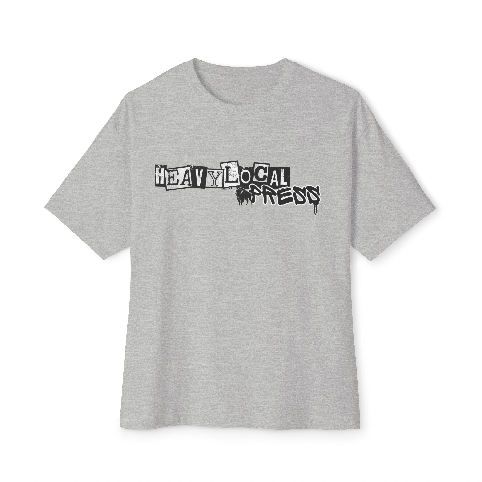 Heavy Local Threads Graphic Tee — Oversized Boxy Band Shirt