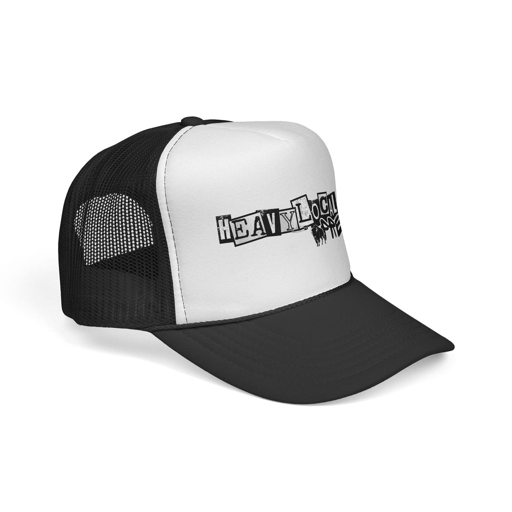Trucker Cap — “Heavy Local” Distressed Logo Mesh Hat