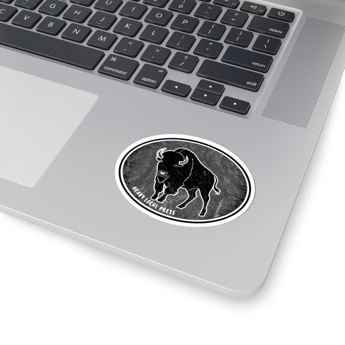 Buffalo Logo Kiss-Cut Sticker — Vintage Heavy Local Press Decal